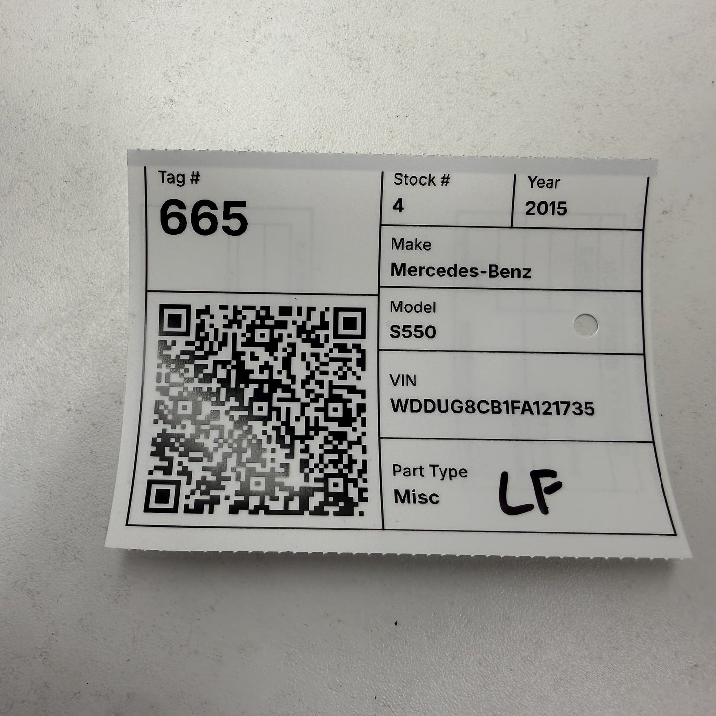 2014-2020 Mercedes-Benz S550 W222 Left Front Lower Seat Track Rail Frame OEM