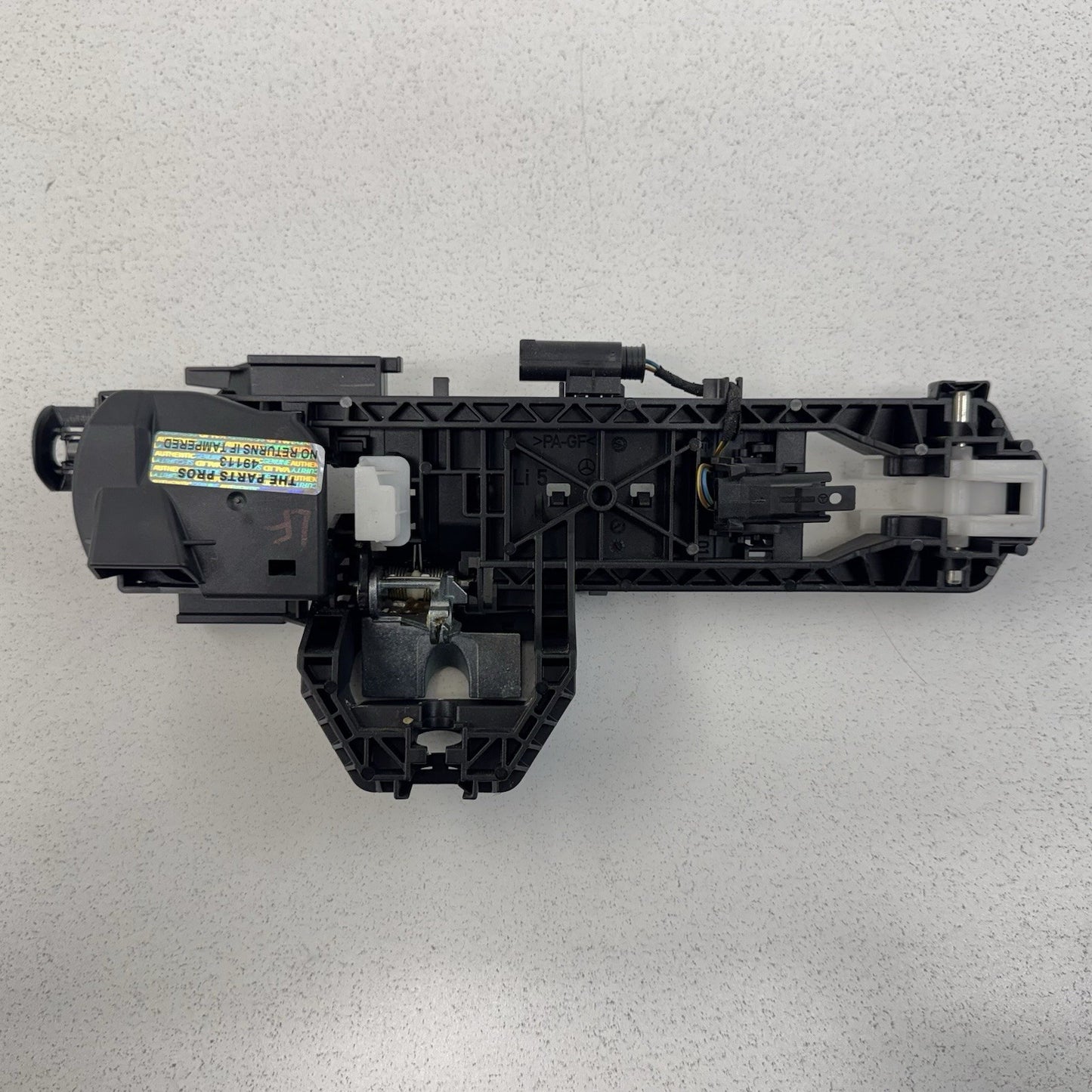 10-16 Mercedes W212 E350 Driver Left Front Exterior Door Handle Frame OEM