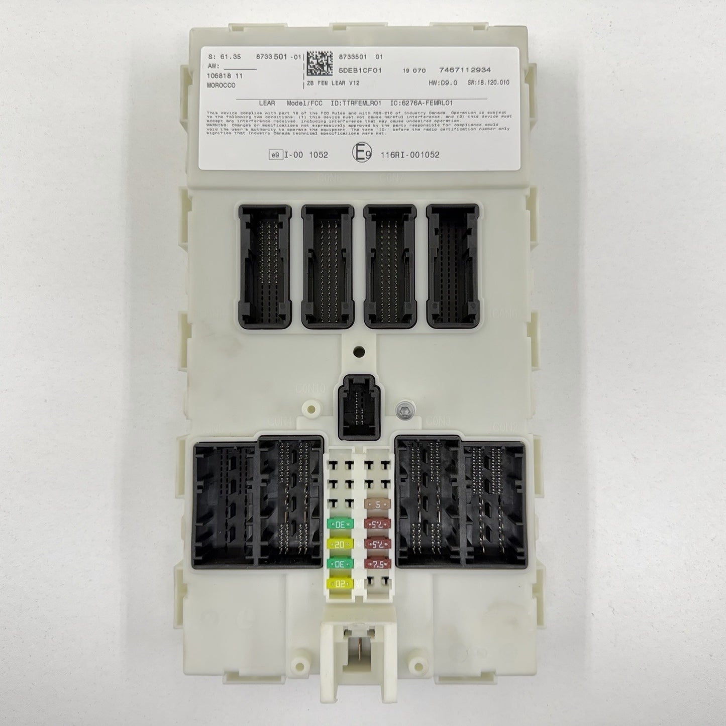 19-21 BMW M2 F87 Competition Front Electronic Control Module With Key Pair OEM