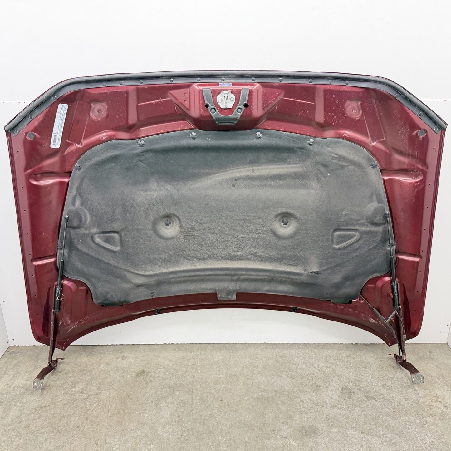 19-24 Ram 5500 Front Hood Panel Complete W/ Hinges & Side Emblems Velvet Red OEM