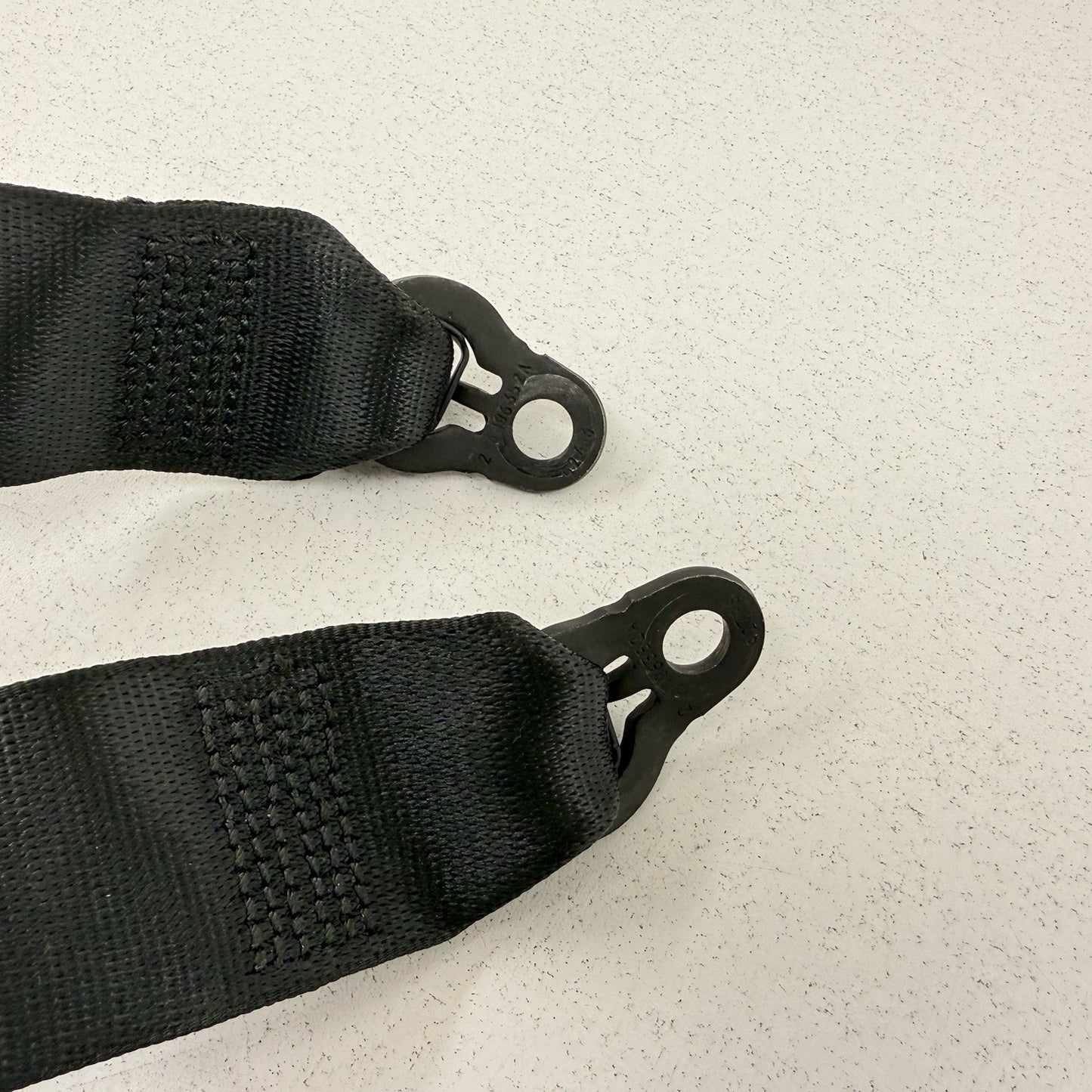 12-18 BMW F30 F80 M3 Rear Seatbelt Seat Belt Retractor Set Black OEM