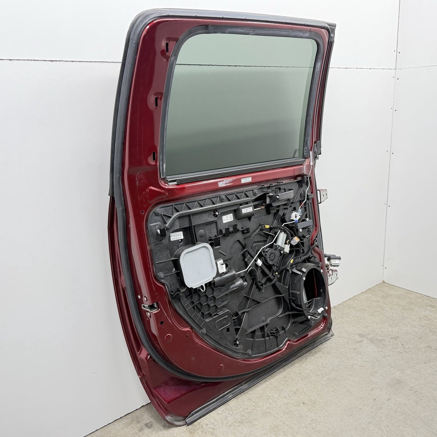 19-24 Ram 2500 3500 Crew Cab Left Rear Door Shell Complete Acoustic Glass OEM