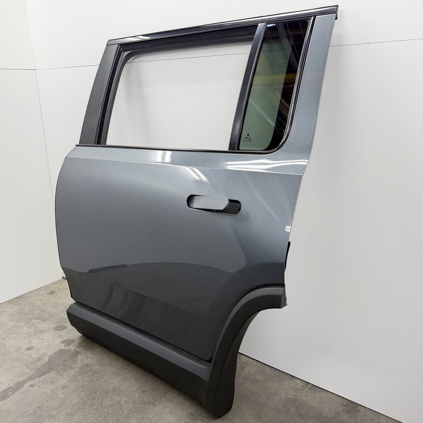 2022-2024 Rivian R1S Driver Left Rear Door Shell Complete W/ Glass OEM