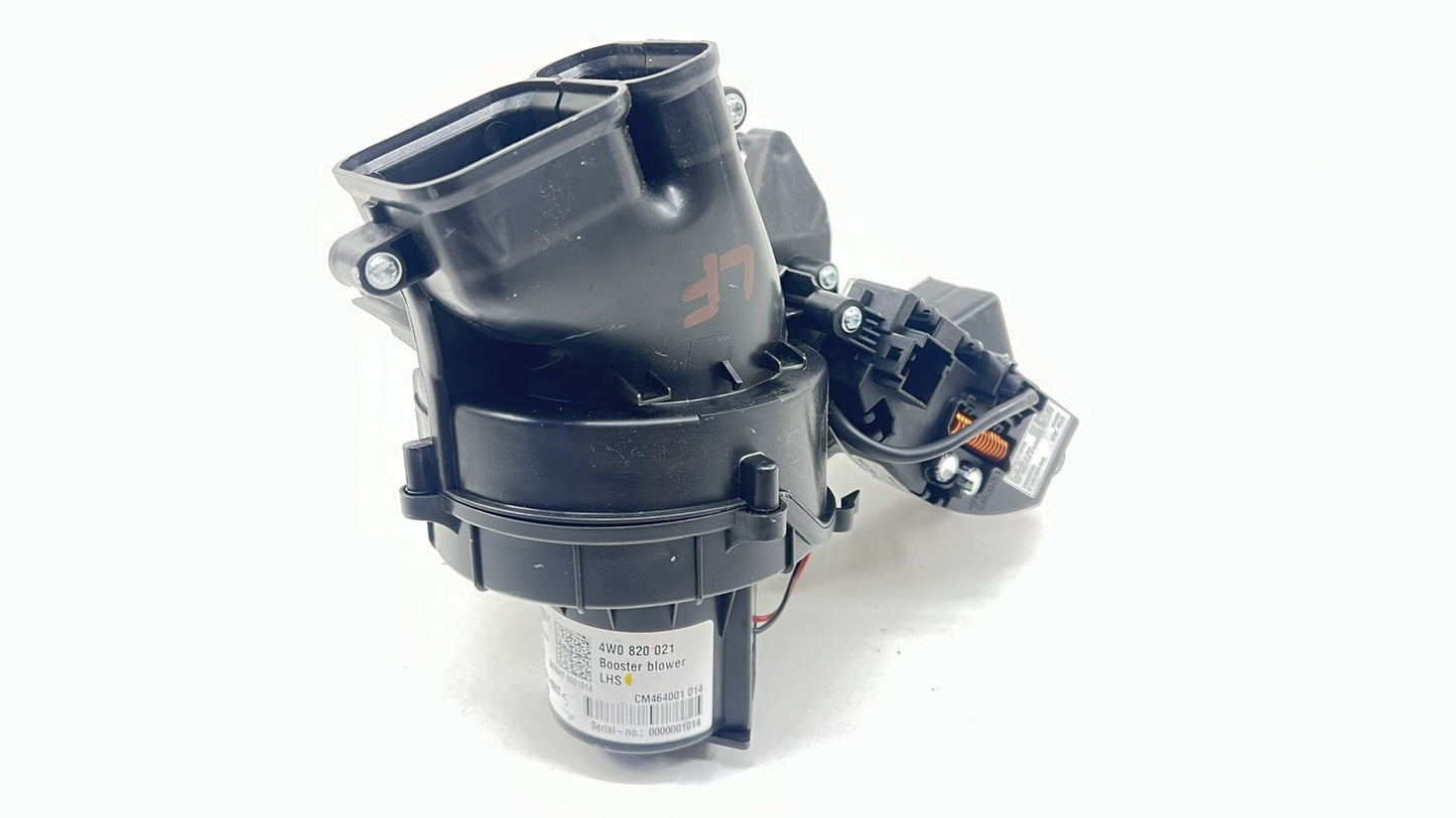 13-18 BENTLEY FLYING SPUR LEFT HVAC AC AIR BOOSTER BLOWER MOTOR W/ RESISTOR OEM