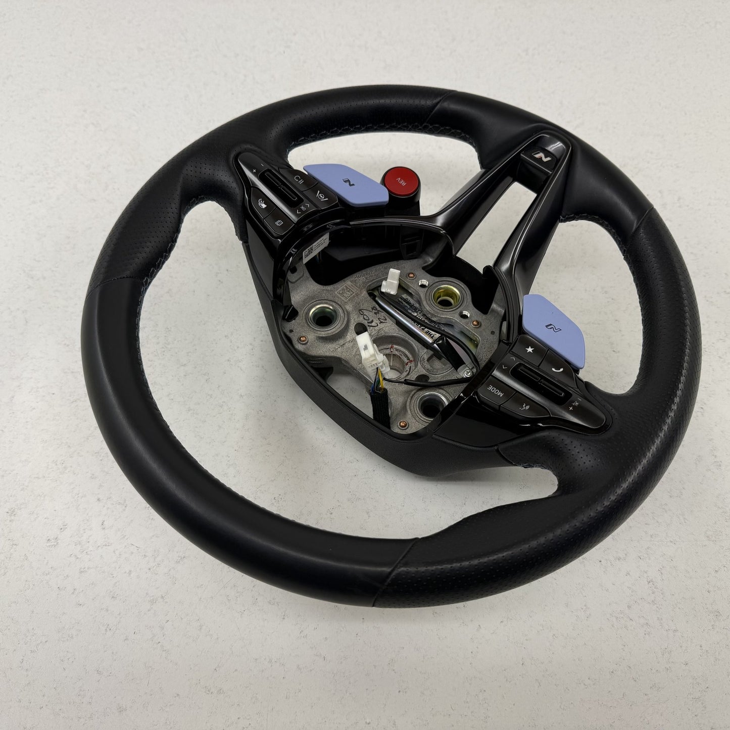 2022-2026 Hyundai Elantra N Manual Transmission Steering Wheel Leather Black OEM