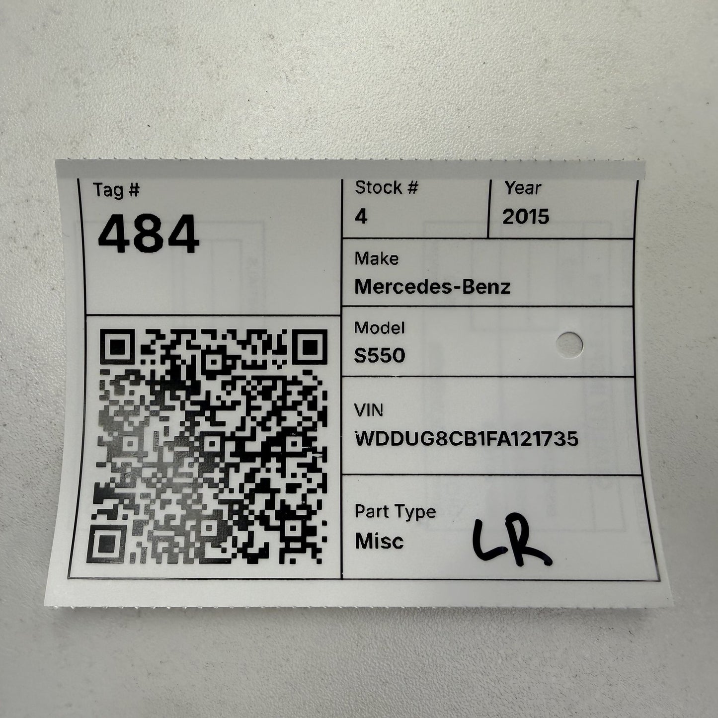 2014-2020 Mercedes-Benz S550 W222 Left Rear Power Seat Control Switch OEM
