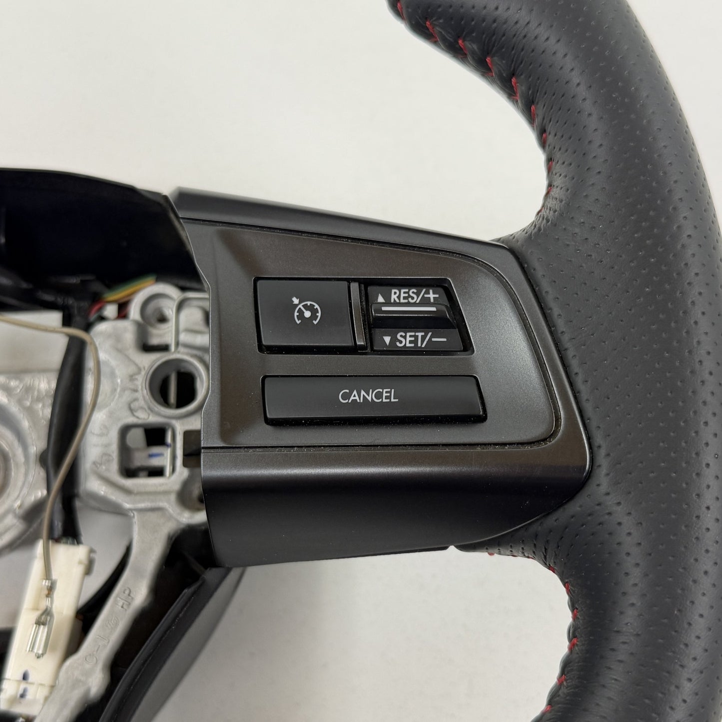 2018-2021 Subaru WRX STI Steering Wheel Leather W/ Piano Black Trim OEM
