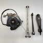 05-12 Porsche Boxster Cayman 987 Left Rear Knuckle Hub W/ Control Arm Set OEM