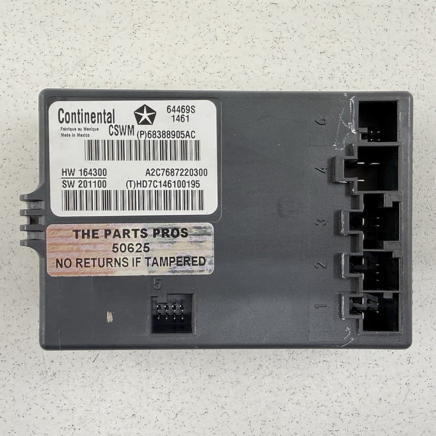 19-22 Ram 2500 3500 Driver Left Front Heated Seat Control Module 68388905AC OEM