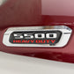 19-24 Ram 5500 Front Hood Panel Complete W/ Hinges & Side Emblems Velvet Red OEM