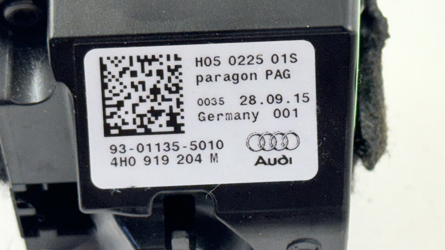 11-18 AUDI A8 CENTER DASH CLOCK ANALOG TIME 4H0919204M OEM