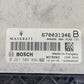 2019 MASERATI GHIBLI ENGINE CONTROL MODULE ECU BODY MODULE RF HUB W/ KEY SET OEM