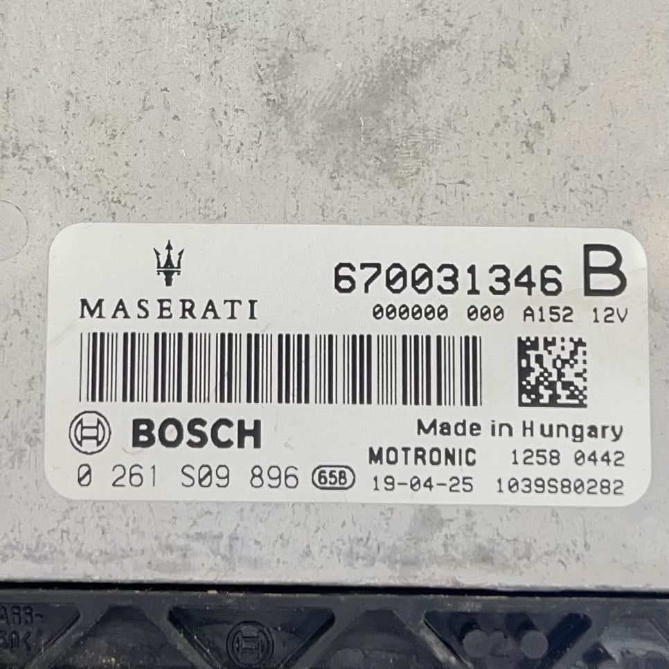 2019 MASERATI GHIBLI ENGINE CONTROL MODULE ECU BODY MODULE RF HUB W/ KEY SET OEM
