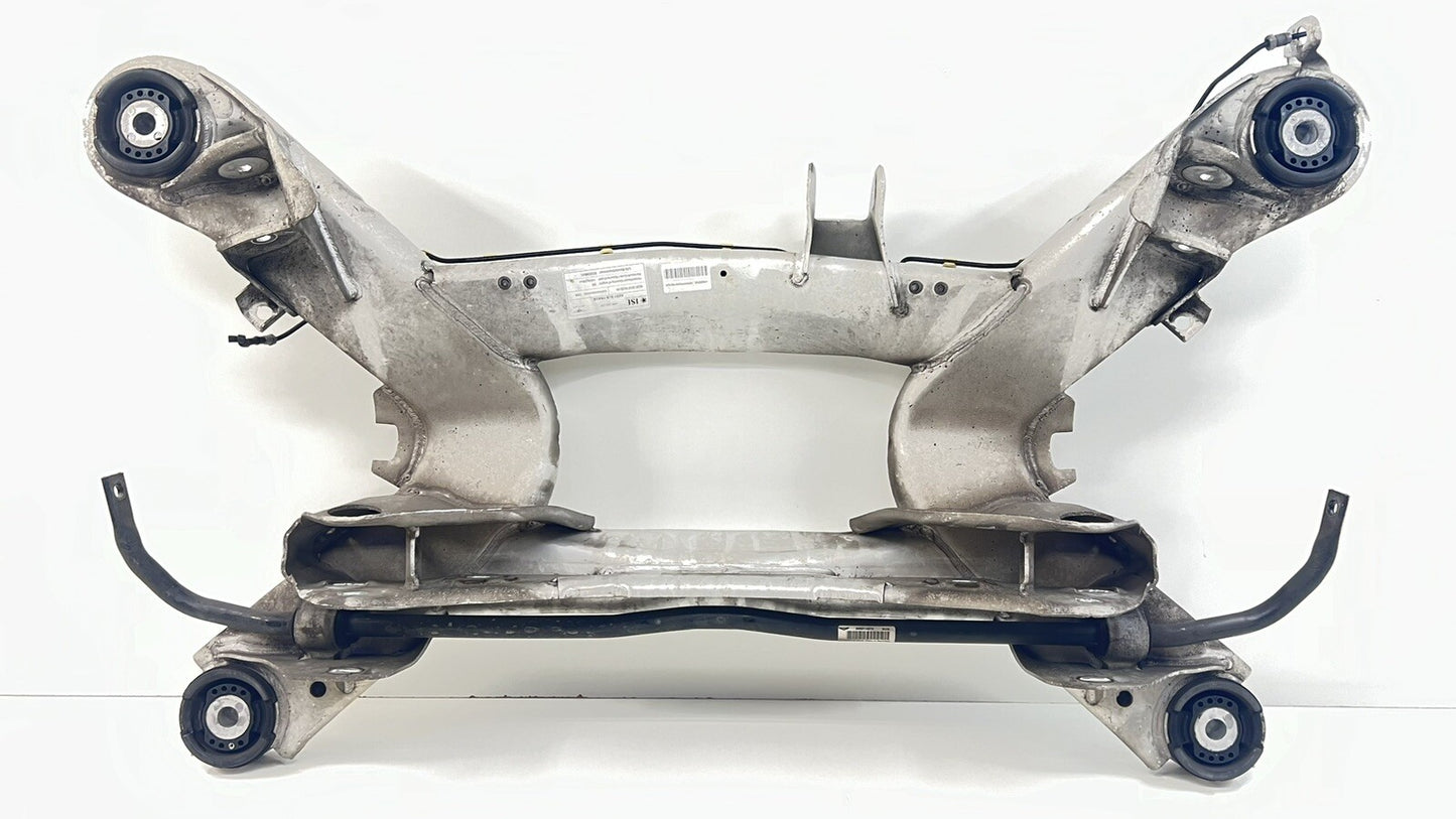 13-18 BENTLEY FLYING SPUR REAR SUBFRAME CROSSMEMBER CRADLE 4W0 505 235 OEM