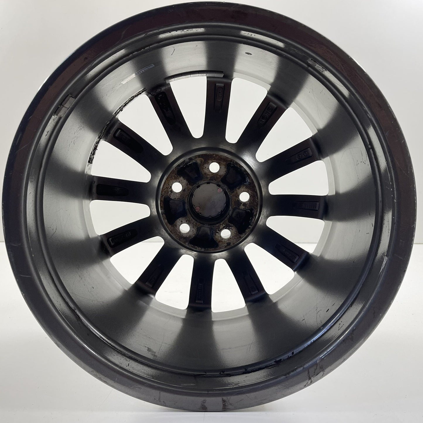 14-22 MASERATI GHIBLI REAR WHEEL RIM 18x9.5 +38 OFFSET 670010981Â FACTORY OEM