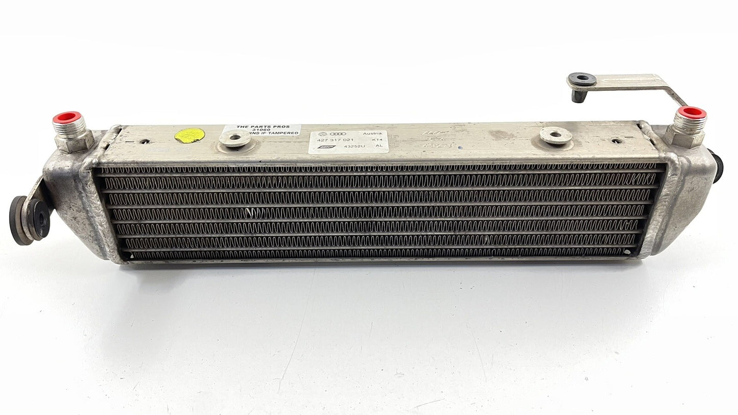 08-15 AUDI R8 SPYDER AUTOMATIC TRANSMISSION GEAR OIL COOLER 427 317 021 OEM