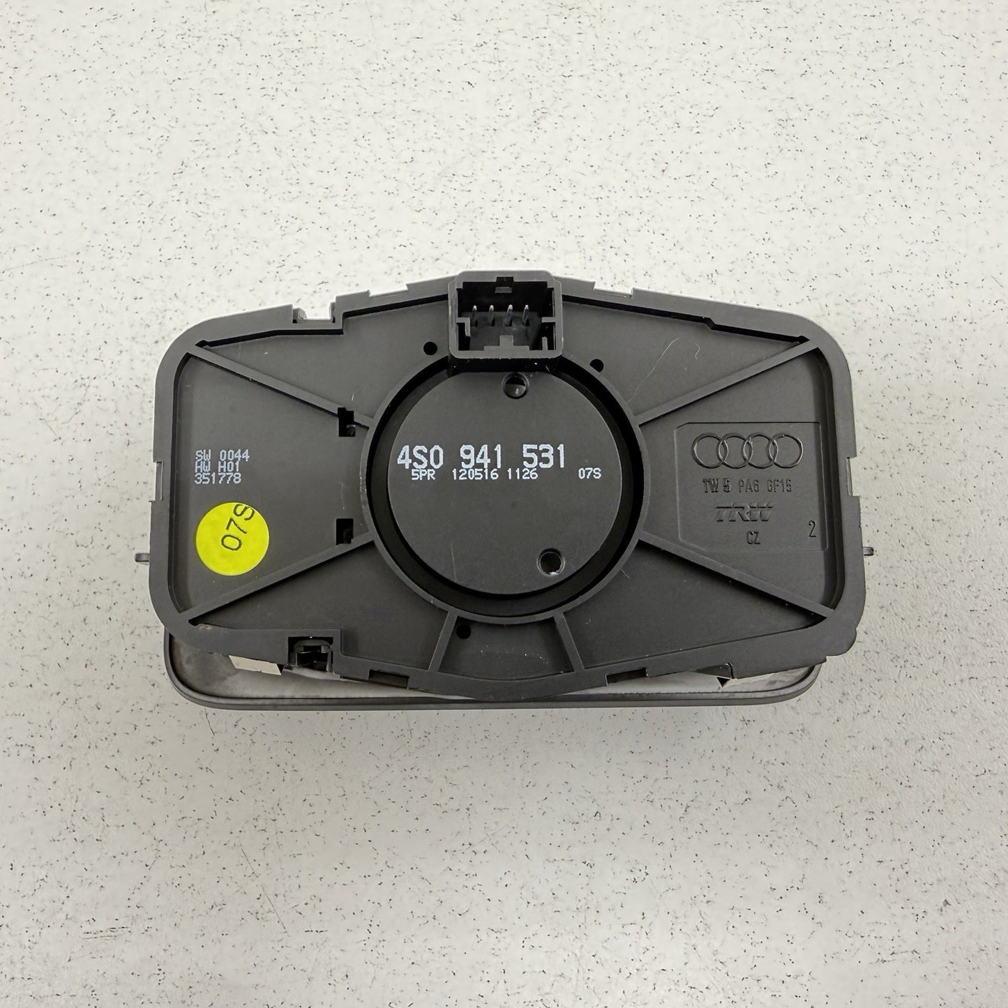 17-23 Audi R8 Headlight Headlamp Control Switch Panel 4S0941531 OEM