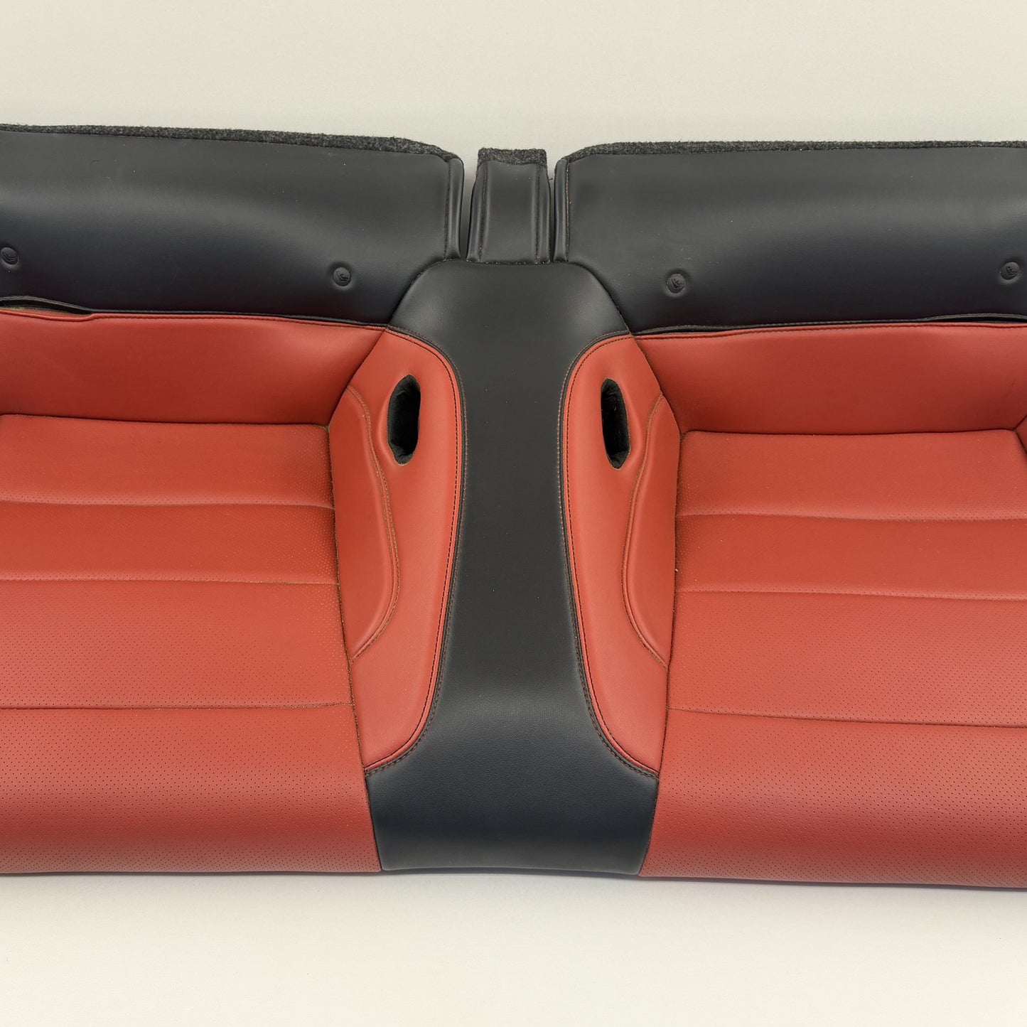 2015-2023 Ford Mustang GT Coupe Rear Seat Set Upper Lower Cushion Red Line OEM