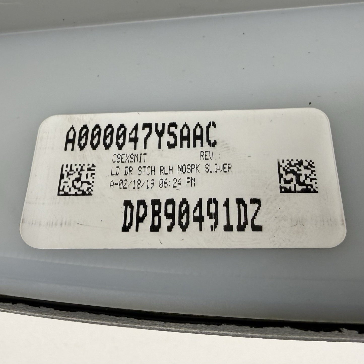 15-23 Dodge Charger Hellcat Driver Left Rear Door Panel Interior Trim Black OEM