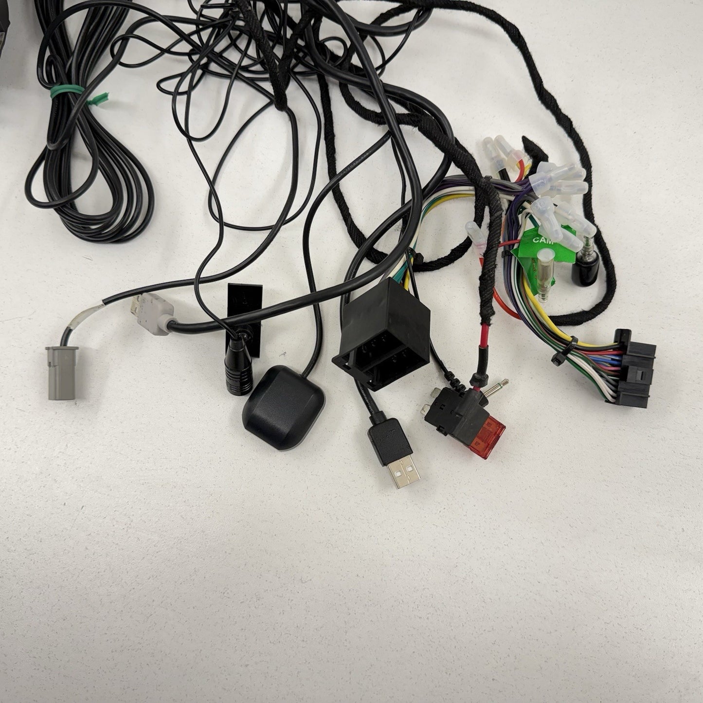 06-08 Porsche Cayman 987 Kenwood Radio Display Screen Head Unit W/ Wire Harness