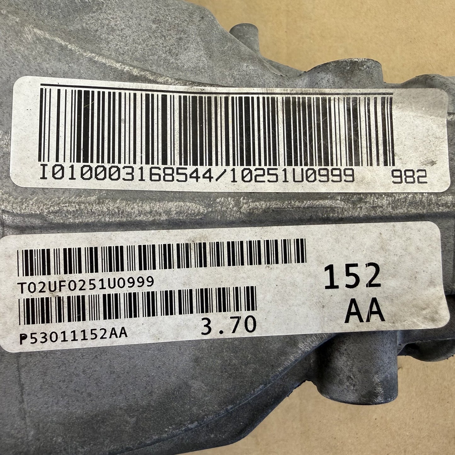 2018-2024 Dodge Durango SRT Front Differential Diff 3.70 Ratio 53011152AA OEM