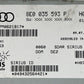 08-15 AUDI R8 SPYDER SIRIUS SATELLITE RADIO CONTROL MODULE 8E0 035 593 P OEM