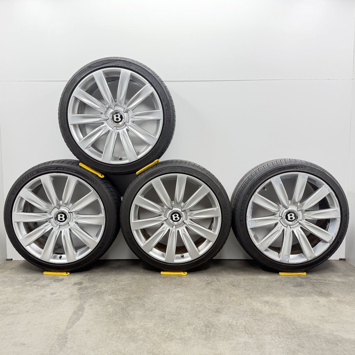 2014-2018 Bentley Flying Spur 21" Wheels Set 10 Spoke Rims & Tires Factory OEM