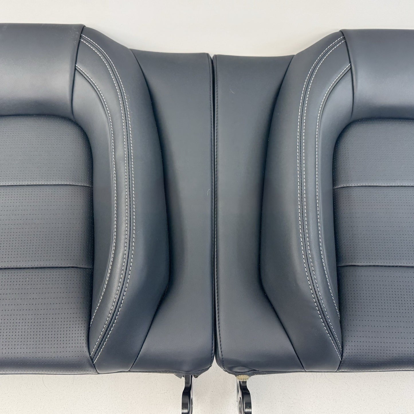 24-26 Ford Mustang Premium Rear Seat Set Upper & Lower Cushion Leather Black OEM