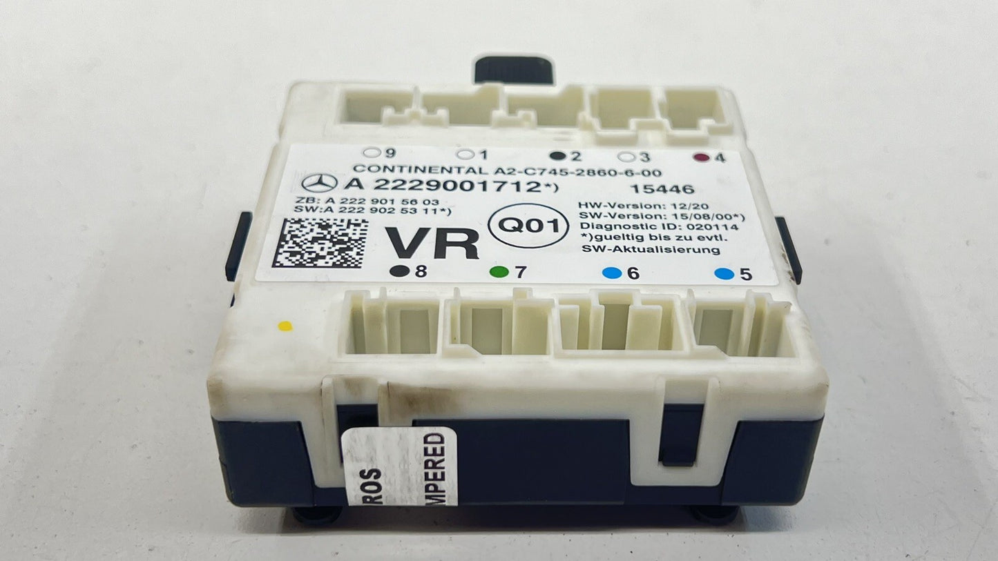 15-21 MERCEDES-BENZ C63S PASSENGER RIGHT FRONT DOOR CONTROL MODULE OEM
