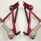 15-22 FORD MUSTANG GT REAR TRUNK HINGE BRACKET W/ SHOCK LIFT CYLINDER PAIR OEM