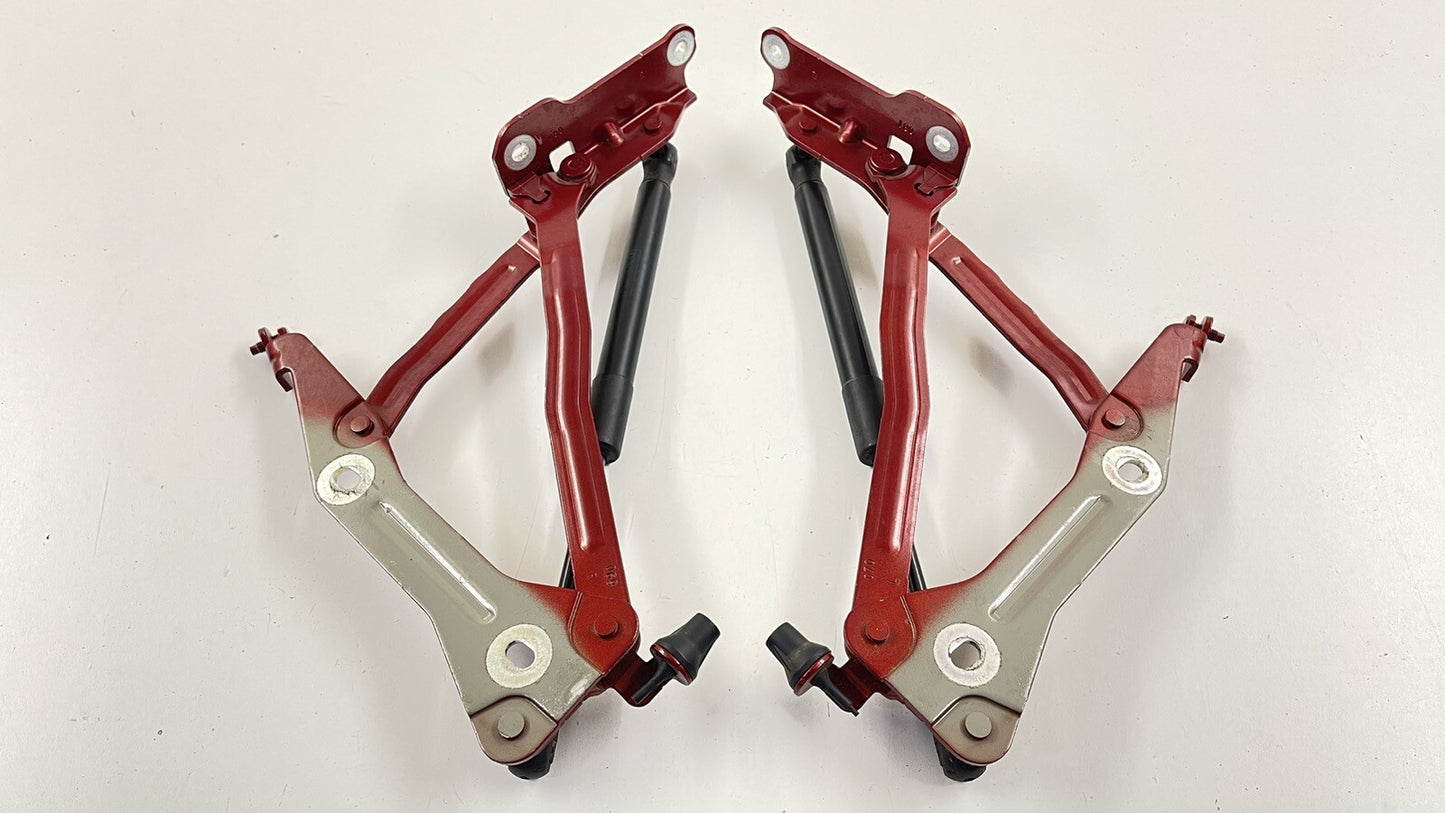 15-22 FORD MUSTANG GT REAR TRUNK HINGE BRACKET W/ SHOCK LIFT CYLINDER PAIR OEM