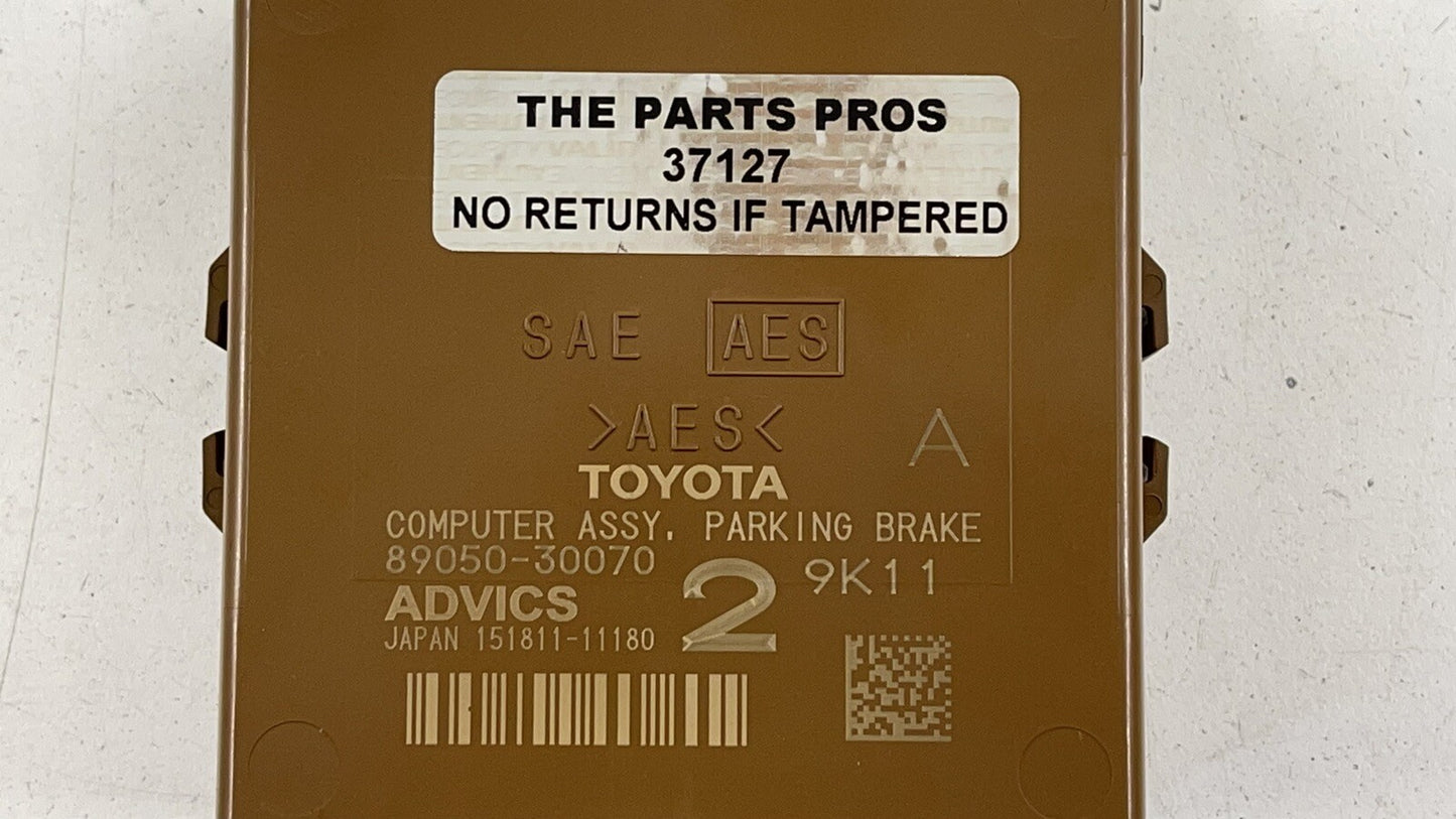 16-20 LEXUS GS F PARKING BRAKE PARK BRAKE CONTROL MODULE 89050-30070 OEM