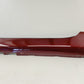 07-09 ASTON MARTIN VANTAGE LEFT SIDE SKIRT ROCKER PANEL COVER MERLOT RED OEM