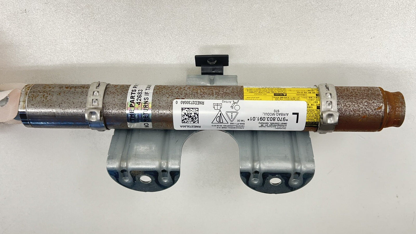 10-16 PORSCHE PANAMERA LEFT CURTAIN ROOF AIRBAG AIR BAG SRS 970.803.091.01 OEM