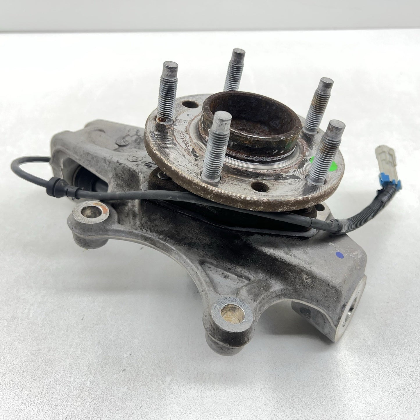 01-04 CORVETTE C5 Z06 RIGHT FRONT SPINDLE KNUCKLE HUB WITH CONTROL ARM SET OEM