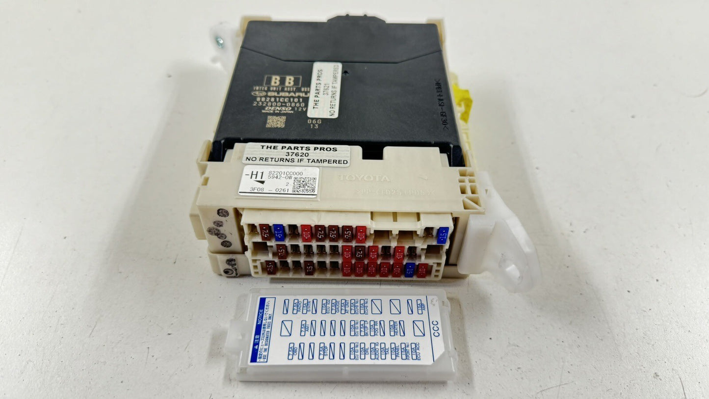 22-23 Toyota GR86 Integrated Body Control Module Fuse Relay Junction Box OEM