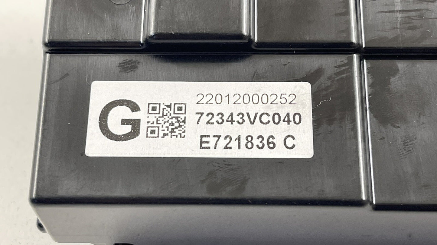 22-23 SUBARU WRX HEATER CORE BOX HVAC ELECTRONIC CONTROL MODULE 72343VC040 OEM