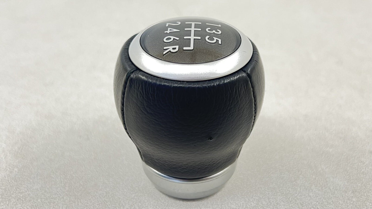 15-21 SUBARU WRX 6 SPEED GEAR SHIFT KNOB LEATHER BLACK OEM