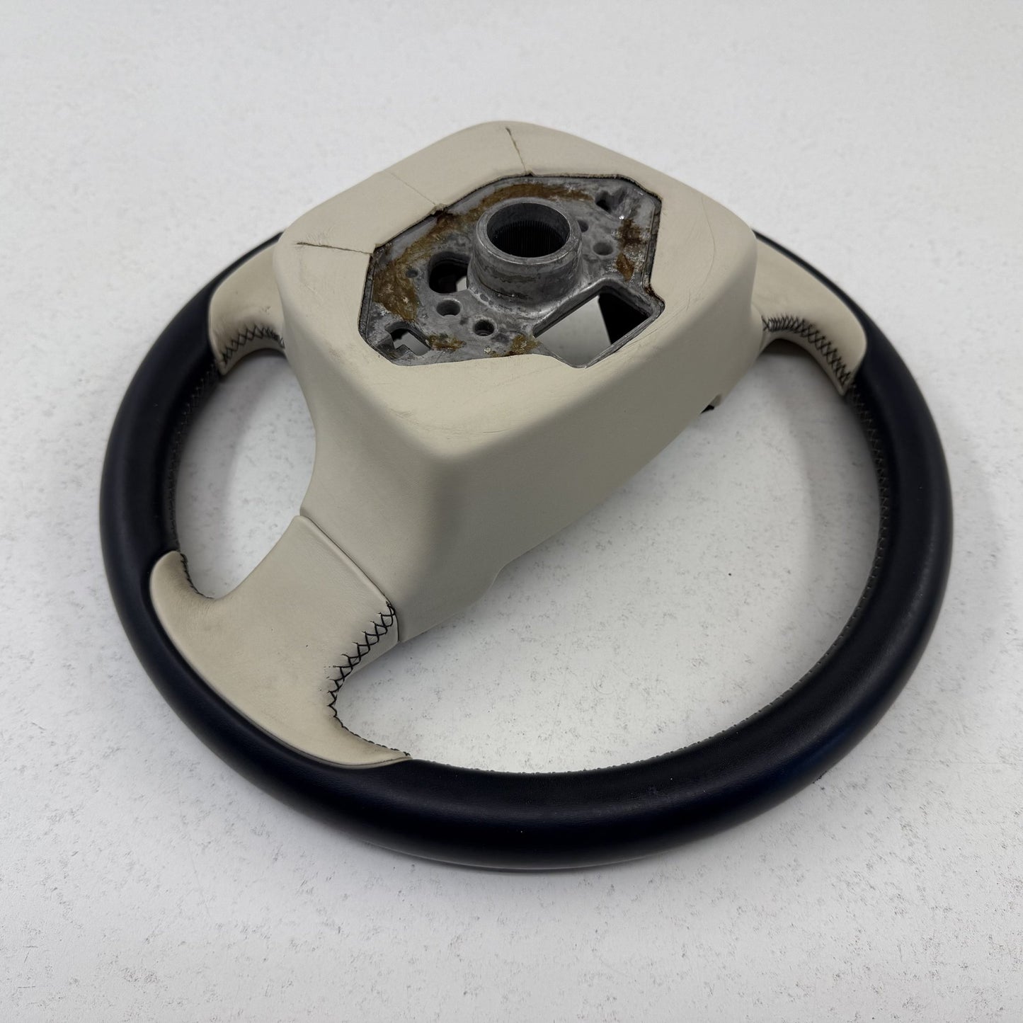 2014-2018 Bentley Flying Spur Contrasting Color Steering Wheel Leather OEM