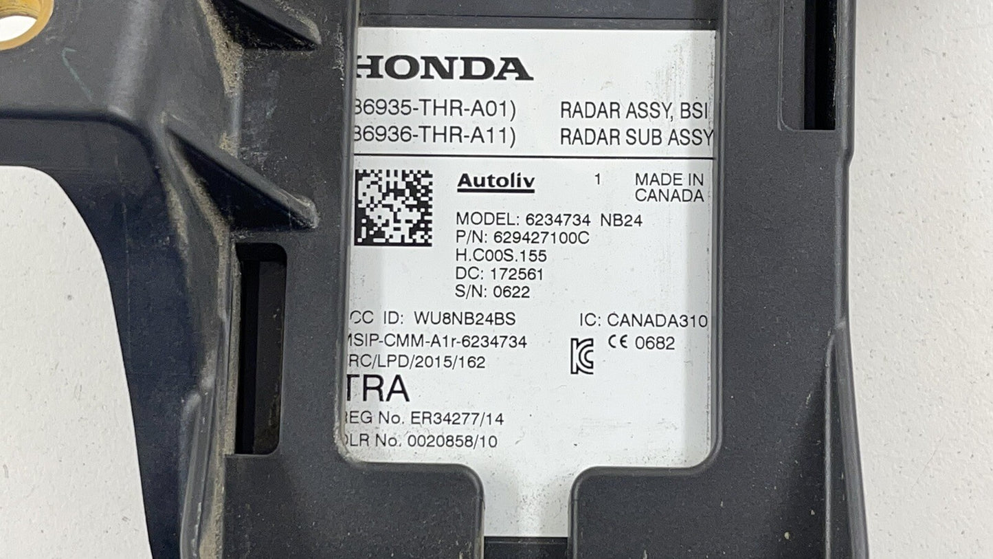 18-22 HONDA ODYSSEY DRIVER LEFT REAR BLIND SPOT RADAR CONTROL MODULE OEM