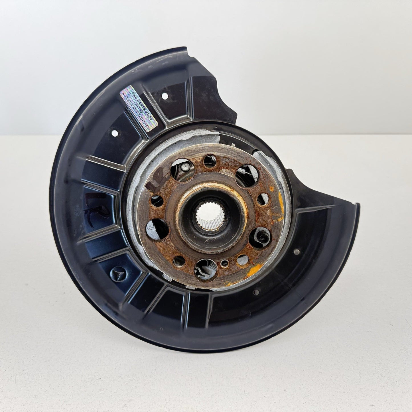10-16 Mercedes W212 E350 Driver Left Rear Spindle Knuckle Hub Wheel Bearing OEM