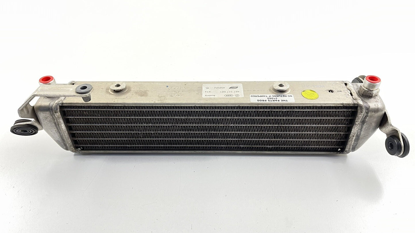 08-15 AUDI R8 SPYDER AUTOMATIC TRANSMISSION GEAR OIL COOLER 427 317 021 OEM