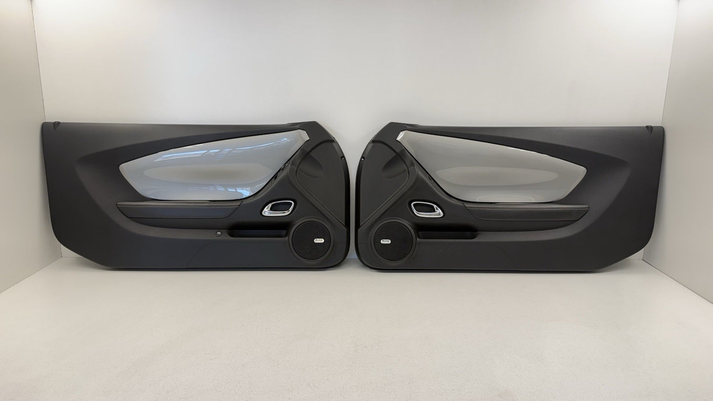 10-15 Chevrolet Camaro SS Door Panel Card Cover Trim Pair Left & Right OEM