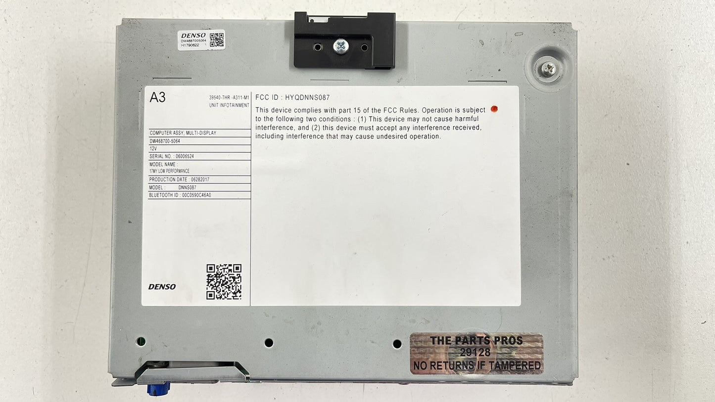18-23 HONDA ODYSSEY DISPLAY SCREEN RADIO STEREO COMMAND HEAD UNIT MODULE OEM