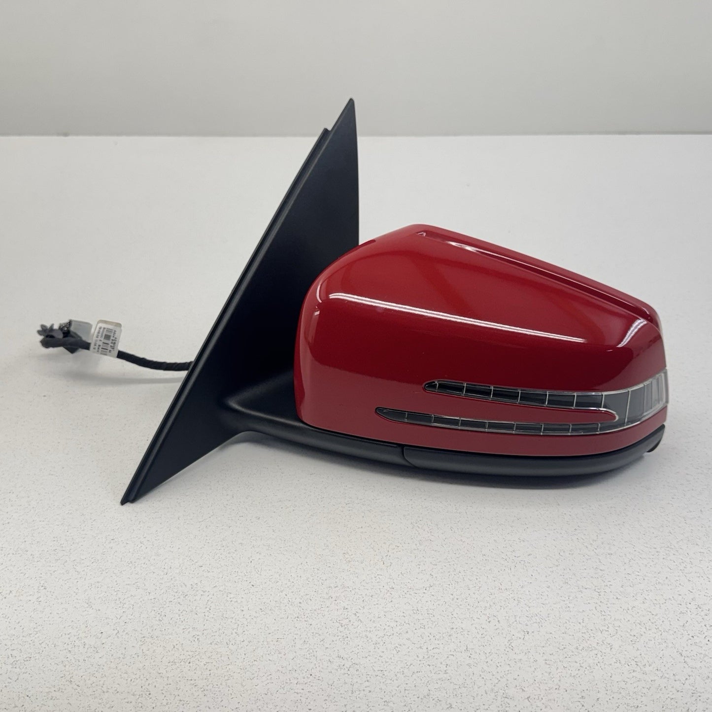 12-14 Mercedes W204 C250 Driver Left Door Mirror Side View Mars Red OEM
