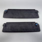 17-23 Audi R8 Sunvisor Sun Visor Shade Pair Left & Right Suede Black OEM