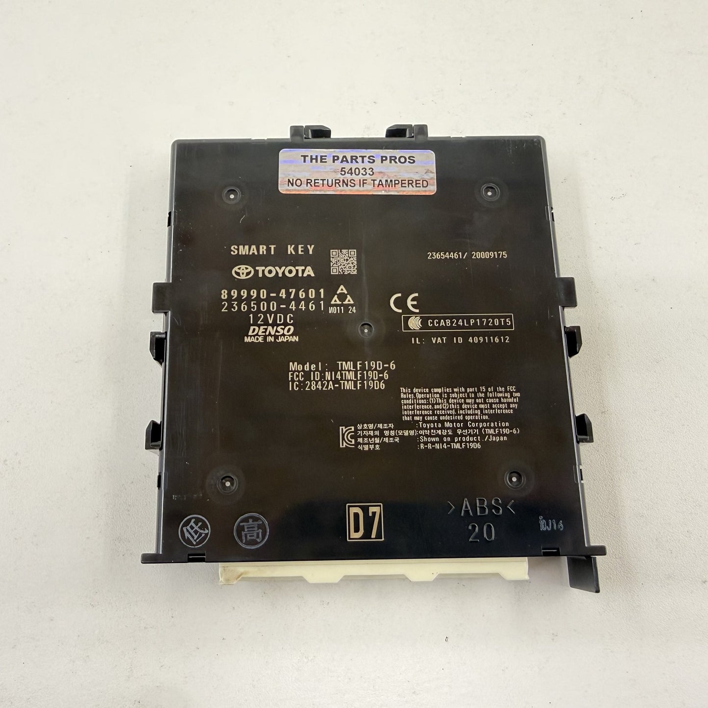 2023-2026 Toyota Prius Smart Key Keyless Entry Module 89990-47601 OEM