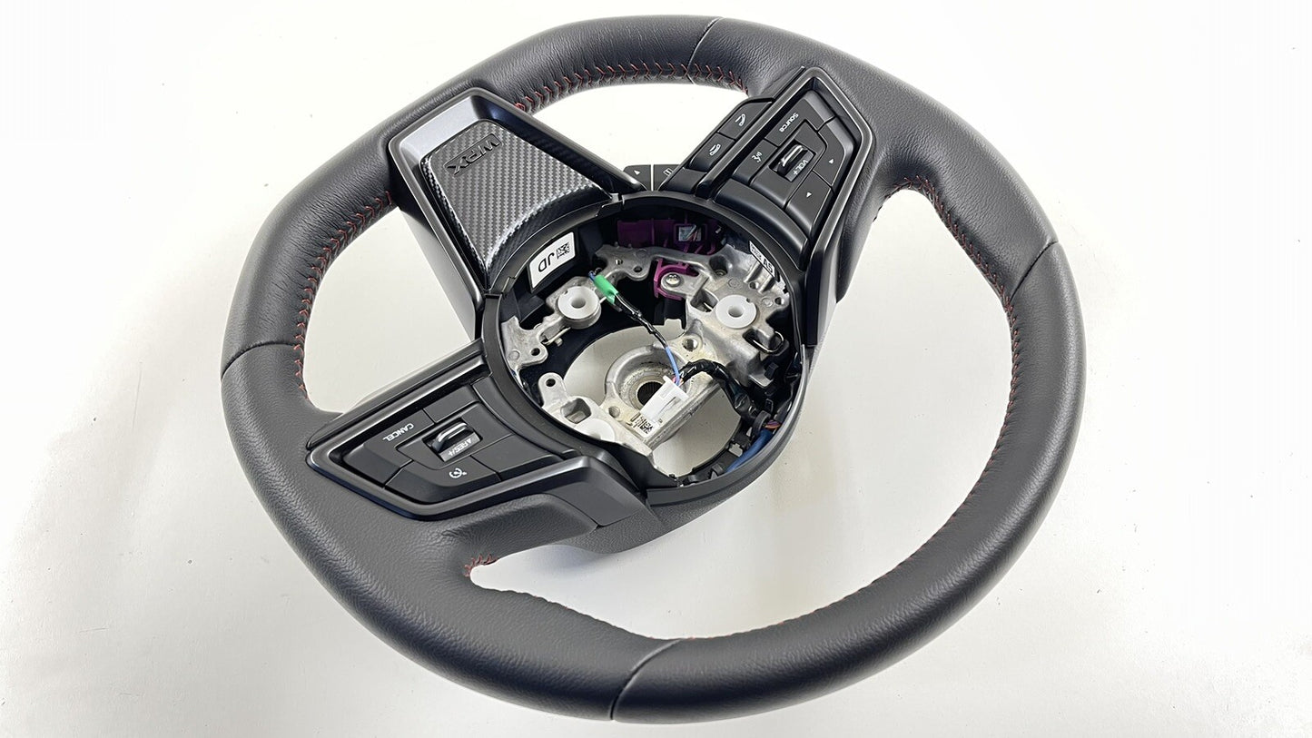22-26 Subaru WRX Driver Steering Wheel With Paddle Shifters Leather Black OEM