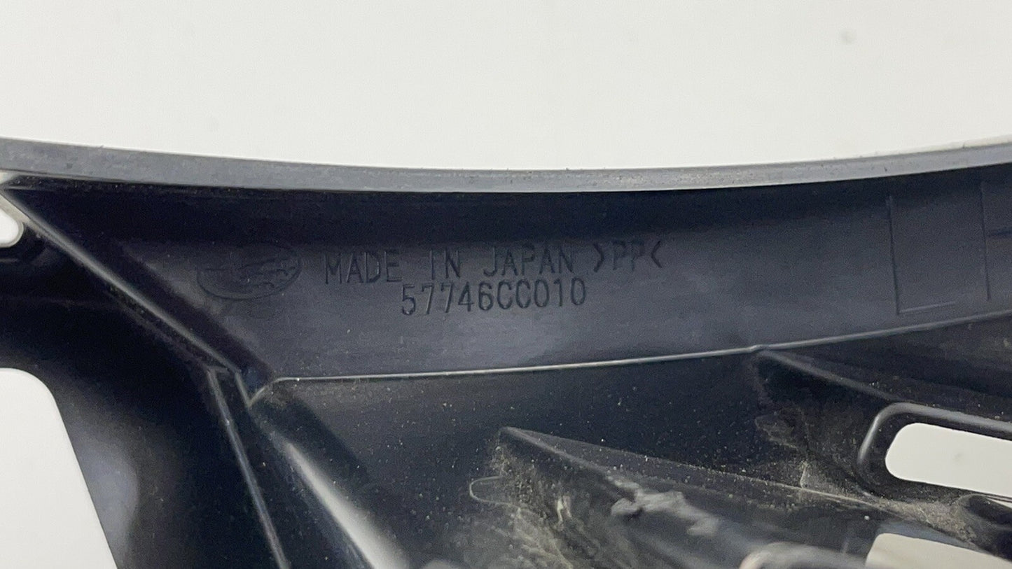 2022 SUBARU BRZ DRIVER LEFT FRONT BUMPER AIR DUCT COVER TRIM PANEL GARNISH OEM
