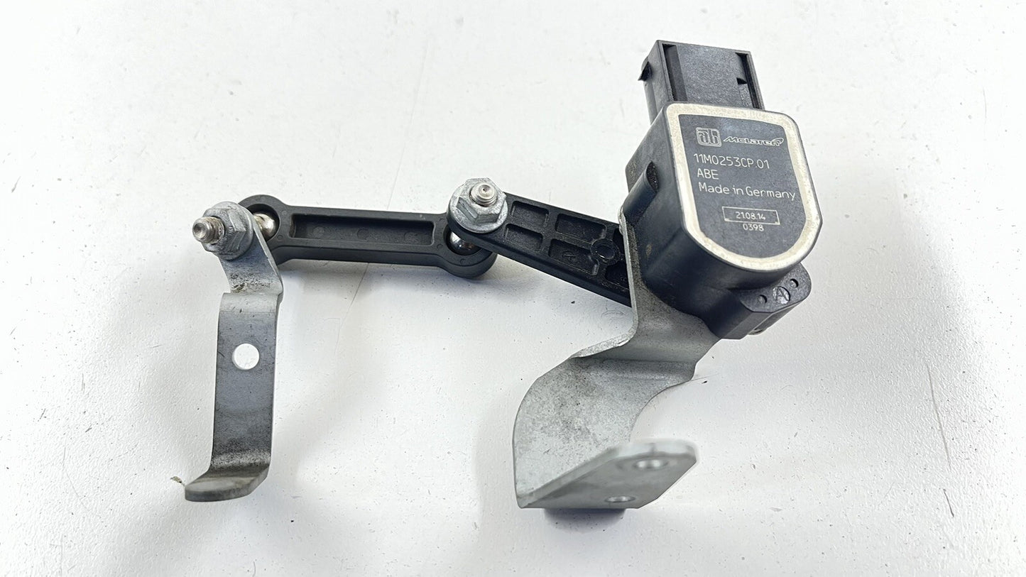 15-17 MCLAREN 650S RIGHT REAR HEADLIGHT HEIGHT LEVEL SENSOR 11M0253CP OEM